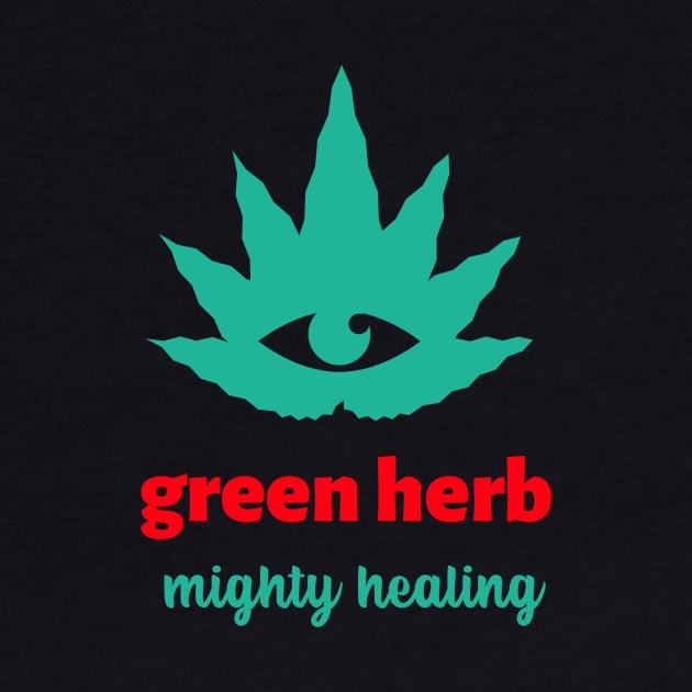 green herb, mighty healing by Zipora